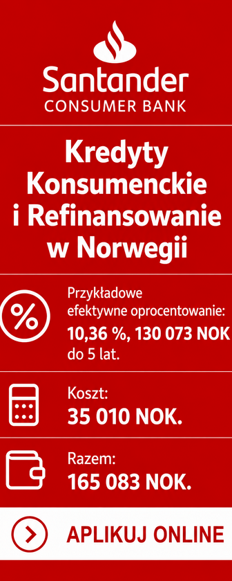 Kredyt Konsumencki i Refinansowanie w Norwegii