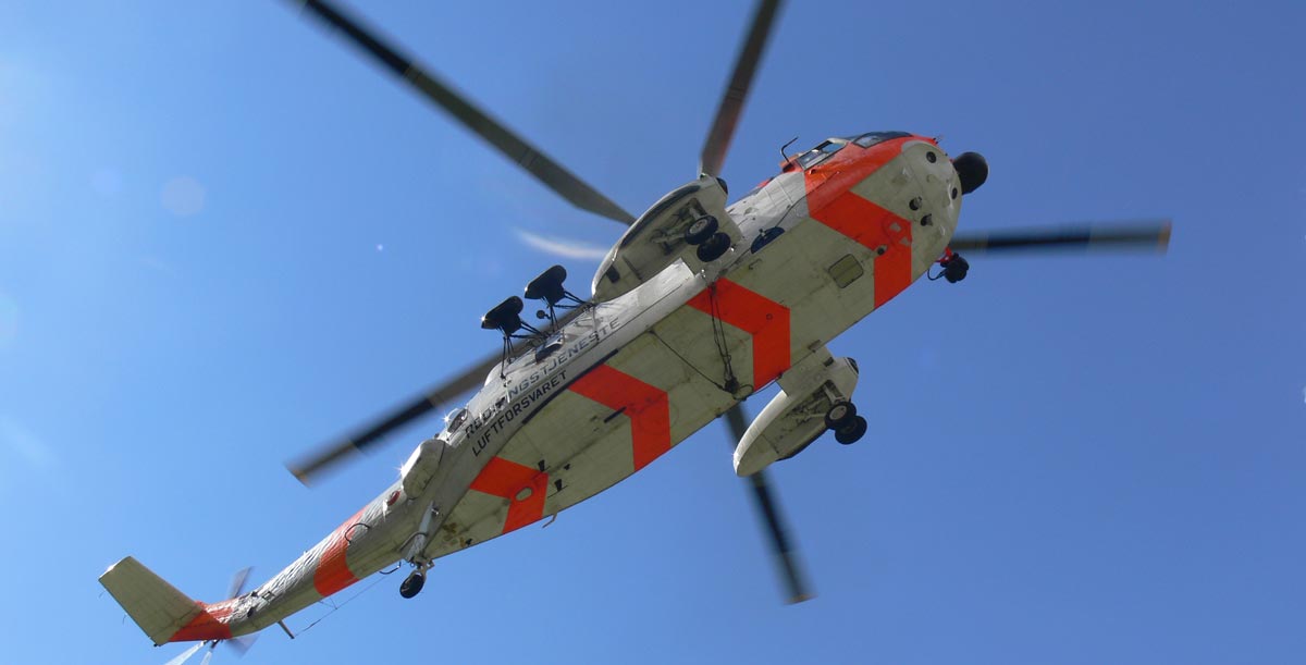 U wybrzeży Bergen rozbił się helikopter. Wszystkie 6 osób, które były na pokładzie uratowano | localmarket.no