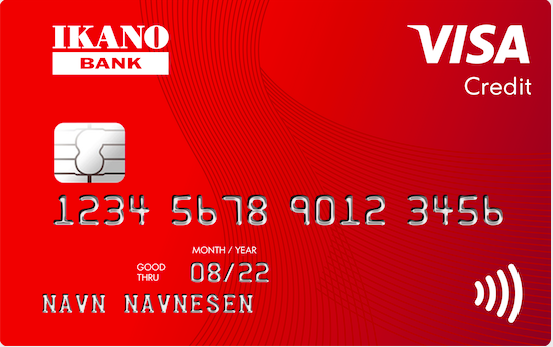 Ikano Bank (Visa). Recompensas en efectivo. Tarjeta de crédito en Noruega | localmarket.no
